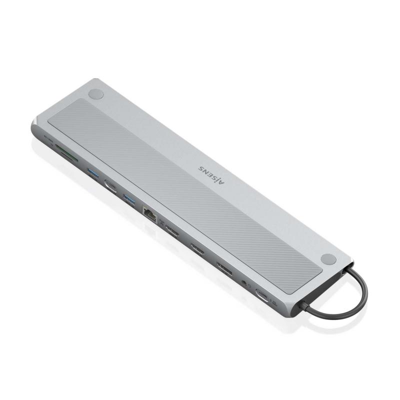 aisens-usb-c-dock-12-en-1-usb-c-a-2xhdmi-1xdisplayport-1xrj45-3xusb-a-1xusb-c-1xusb-c-pd-1xsd-1xmicro-sd-1xaudio-gris-30cm