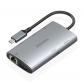 aisens-usb-c-dock-7-en-1-usb-c-a-2xhdmi-4k-1xrj45-2xusb-a-usb30-1xusb-c-1xusb-c-pd100w-gris-20cm
