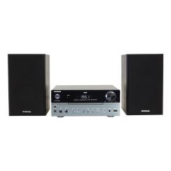 Aiwa MSBTU-700DAB sistema de audio para el hogar Microcadena de música para uso doméstico 25 W Arctic blue, Negro