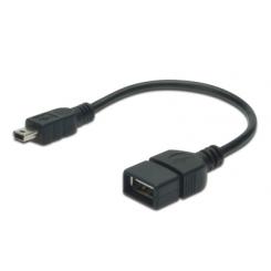 Digitus AK-300310-002-S adaptador de cable Mini-USB B USB A Negro