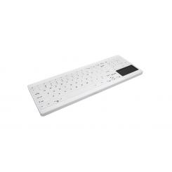 Active Key AK-C7412F teclado USB Blanco