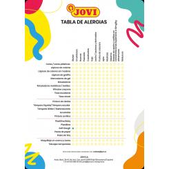 JOVI Crayons Student Caja de 25 ceras plásticas color blanco