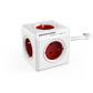 allocacoc-powercube-base-multiple-15-m-5-salidas-ac-interior-rojo-blanco