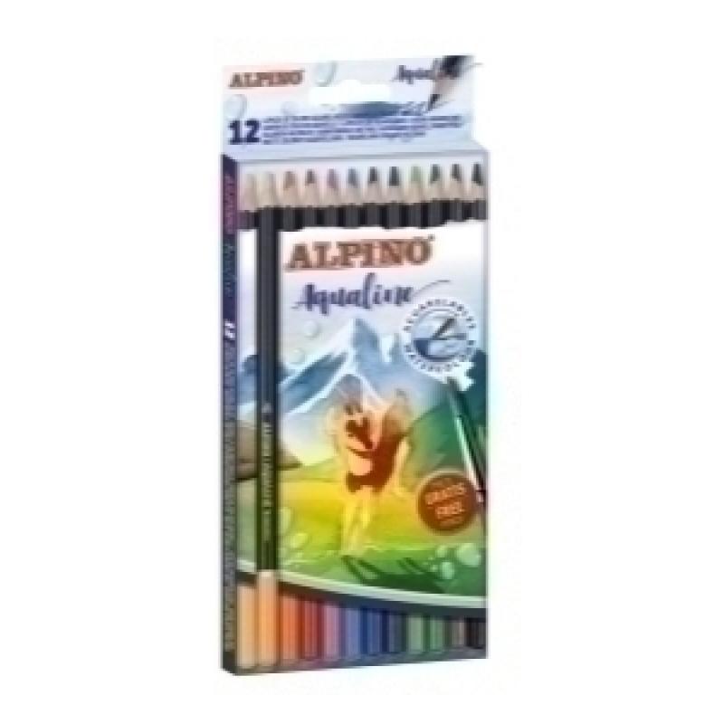 alpino-lapices-acuarelables-alpino-aqualine-estuche-de-12