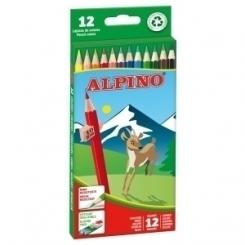 Alpino Lapices De Colores Alpino  Largos Estuche De 12
