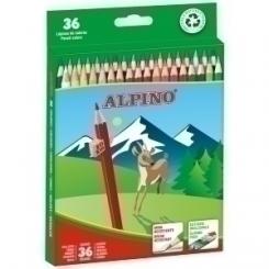 Alpino Lapices De Colores Alpino  Largos Estuche De 36