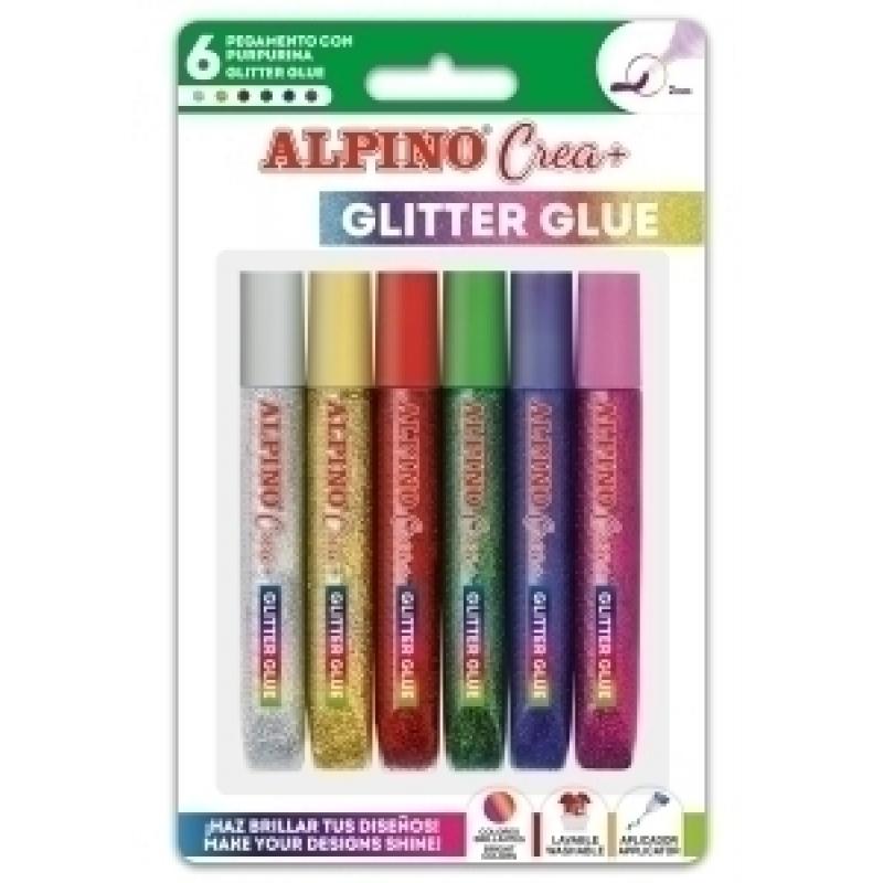 alpino-purpurina-alpino-cola-tubo-juego-creativo-classic-de-6