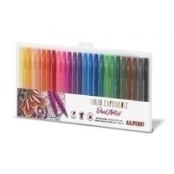 Alpino Rotulador Fibra Alpino Experience Dual Artist Estuche De 24