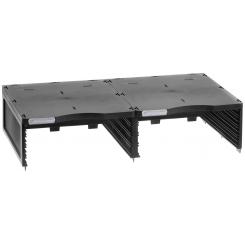 Ampliación Estructura modular Clasificación Archivodoc jumbo Archivo 2000  2 compartimentos 360x600x130 mm negro
