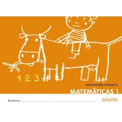 ANAYA, Cuaderno Matemáticas 1  (!Que Idea!), Ed. Infantil 3 años