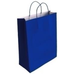 ANDINA Bolsa Papel Kraft Blanco 18X24 Azul P/50