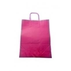 Andina Bolsa Papel Kraft Blanco 24X32 Rosa P/50