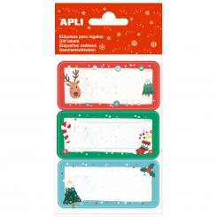 APLI B.Etq Navidad Reno      9U.