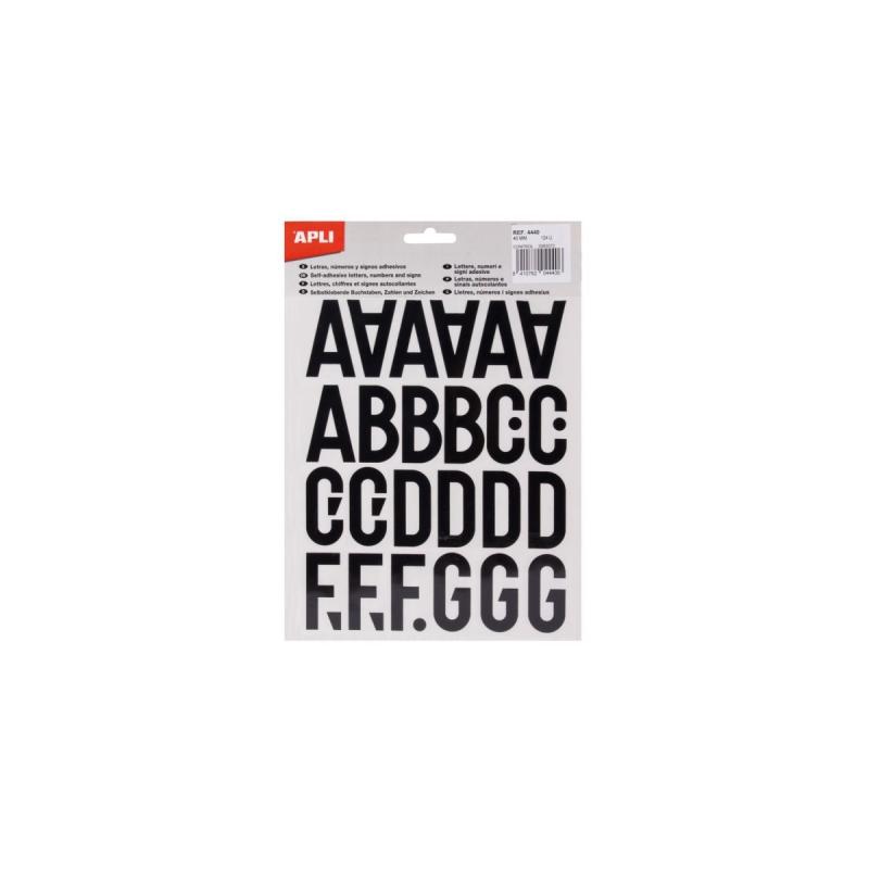 APLI B.Letras Negras  Palo  May. 40