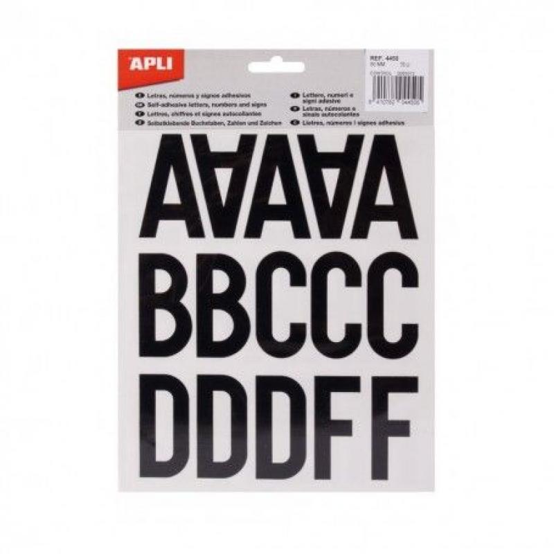 APLI B.Letras Negras  Palo  May. 50