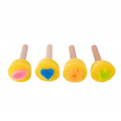 APLI B.Sellos Esponja Mango Madera 4U