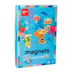 APLI C.Magnetico Mapa Mundi 40U