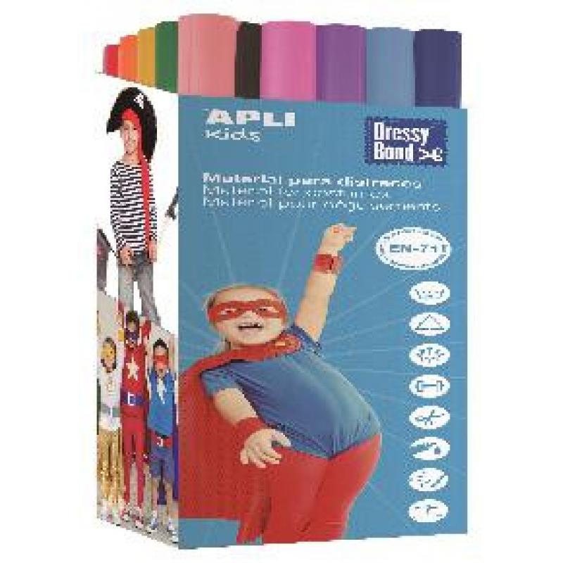 Apli dressybond Rollo Tela No Tejido 0,8X3M Expositor 29 un.