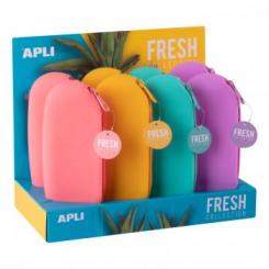 APLI Expositor Estuche Silicona Fresh Coll. Oval 8U