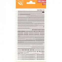 APLI Letras&Numeros Transfer. Negras 3mm-1H