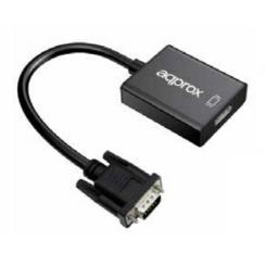 APPROX appC25 0,2 m HDMI tipo A (Estándar) VGA (D-Sub) Negro