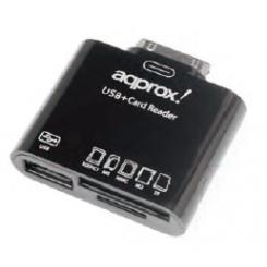 APPROX appCRS lector de tarjeta Samsung 30-pin Negro
