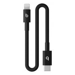 Apple MEQM4ZM/A cable de conector Lightning 0,2 m Negro