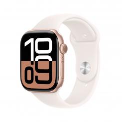 Apple Watch Series 10 OLED 46 mm Digital 416 x 496 Pixeles Pantalla táctil Oro rosa Wifi GPS (satélite)