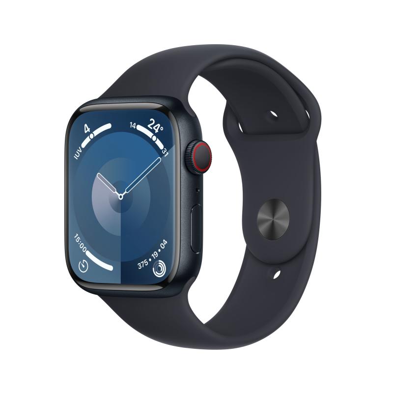 apple-watch-series-9-45-mm-digital-396-x-484-pixeles-pantalla-tactil-4g-negro-wifi-gps-satelite