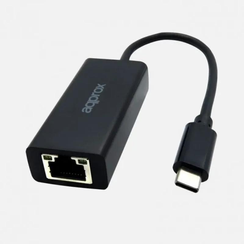approx-appc43-cambiador-de-genero-para-cable-usb-type-c-rj-45-negro