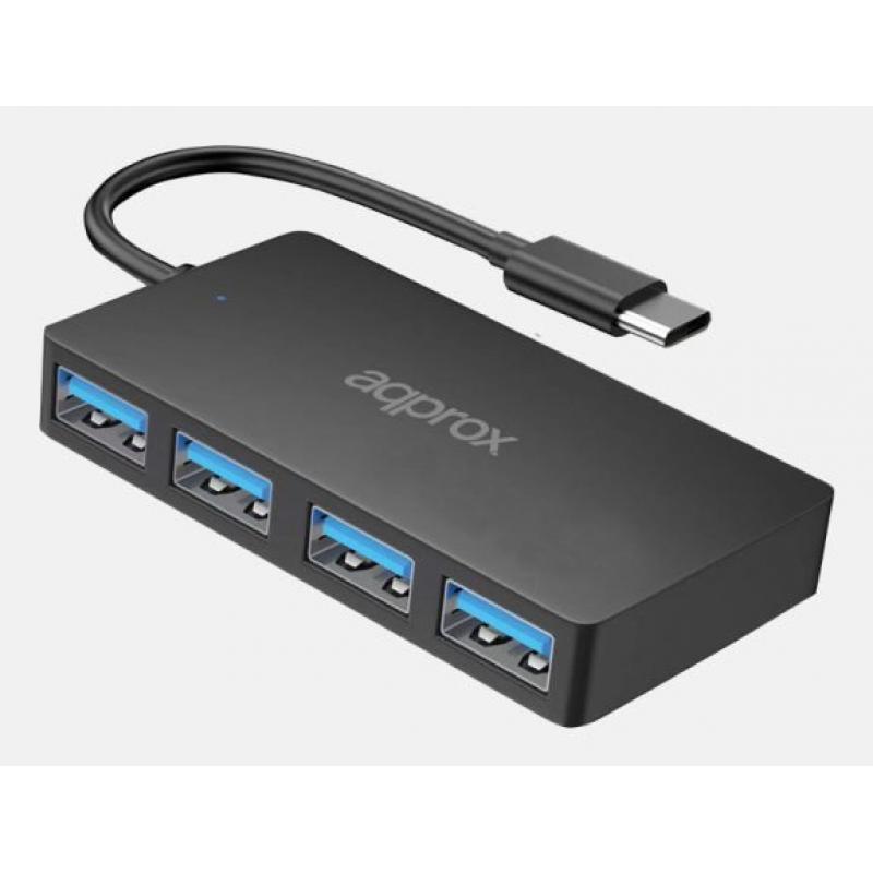approx-appc49v2-usb-tipo-c-5000-mbit-s-negro