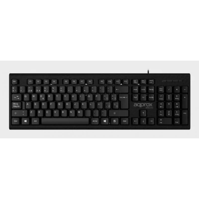 approx-appmx225-teclado-hogar-usb-qwerty-negro