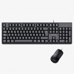 Approx APPMX245 teclado Ratón incluido Universal USB QWERTY Español Negro