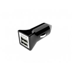 APPROX APPUSBCAR31B cargador de dispositivo móvil Negro, Gris Auto
