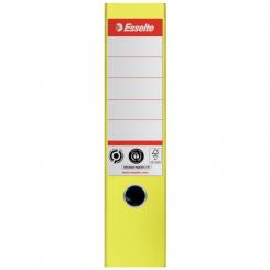 ESSELTE Archivador de palanca CO2 Neutral Nº1, Cartón forrado de papel, DIN A4, Lomo 75mm, amarillo Vivida