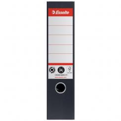 ESSELTE Archivador de palanca CO2 Neutral Nº1, Cartón forrado de papel, DIN A4, Lomo 75mm, negro