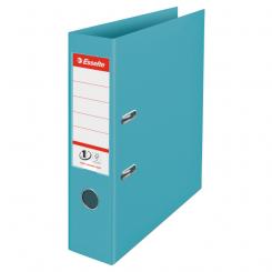ESSELTE Archivador de palanca ColourBreeze Nº1. Plástico forrado interior plástico. DIN A4. Lomo 75mm. azul