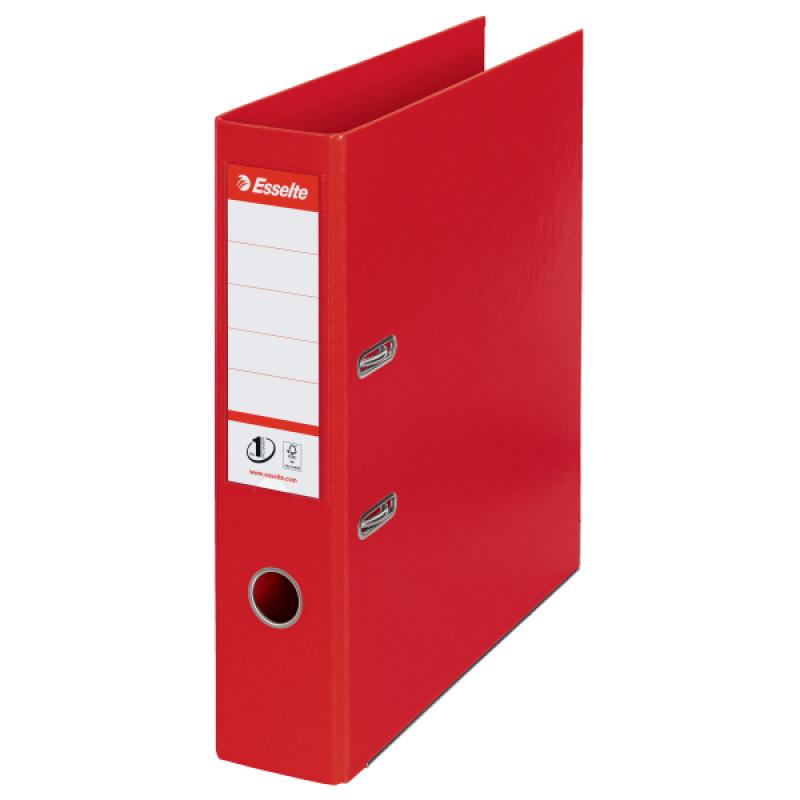 archivador-de-palanca-esselte-nº1-plastico-forrado-interior-plastico-din-a4-lomo-75mm-rojo