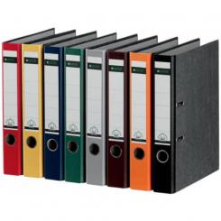 Archivador de palanca LEITZ CO2 Neutral. Cartón jaspeado. 180º. DIN A4. Lomo 52 mm, naranja