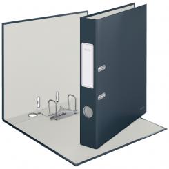 Archivador de palanca LEITZ Cosy Cartón forrado. 180º. DIN A4. 50 mm. gris
