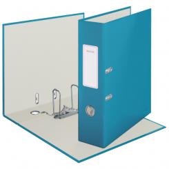 Archivador de palanca LEITZ Cosy Cartón forrado. 180º. DIN A4. 80 mm. azul