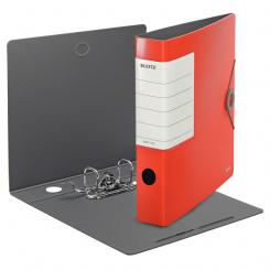 Archivador de palanca LEITZ Solid DIN A4, lomo 50 mm. rojo claro