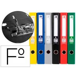 Archivador De Palanca LIDERPAPEL Folio Documenta Forrado PVC con Rado Lomo 52 mm Colores Surtidos Classic