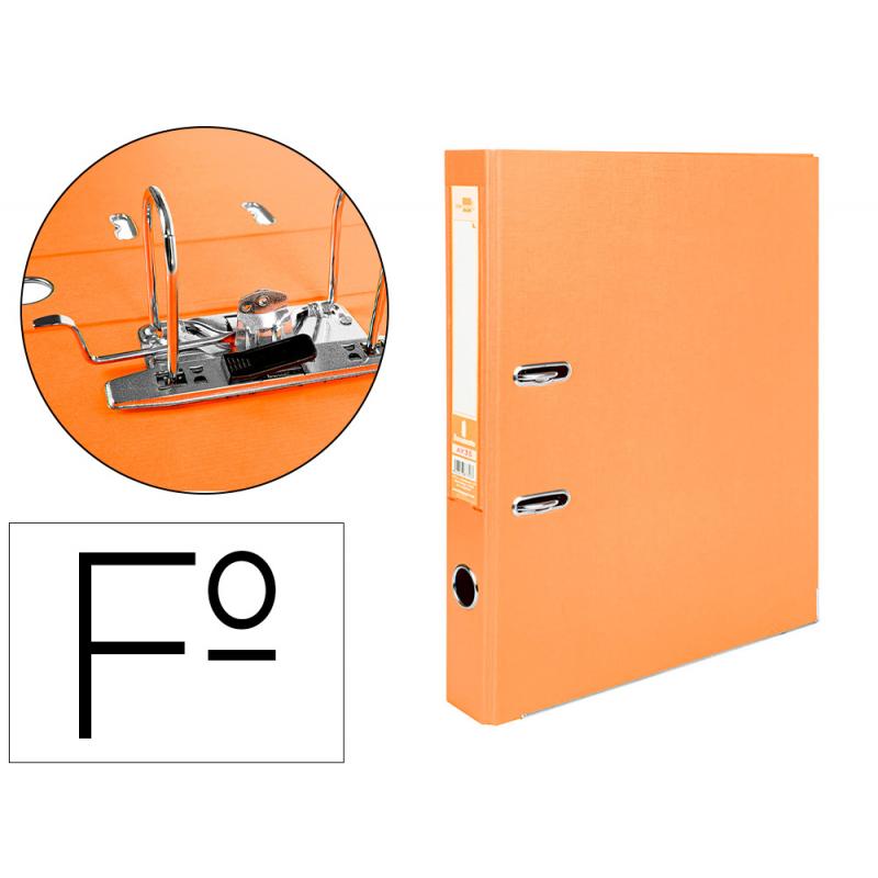 archivador-de-palanca-liderpapel-folio-documenta-forrado-pvc-con-rado-lomo-52-mm-naranja-compresor-metalico