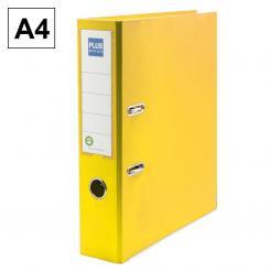 Archivador de palanca Plus.1 A4 Lomo 75 Amarillo