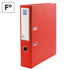 Archivador de palanca Plus.1 Folio  Lomo 75 Rojo