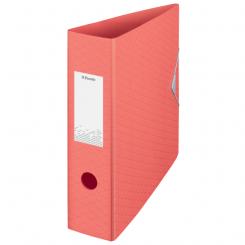 ESSELTE Archivador de palanca polifoam ColourBreeze DIN A4. Lomo 82mm. coral