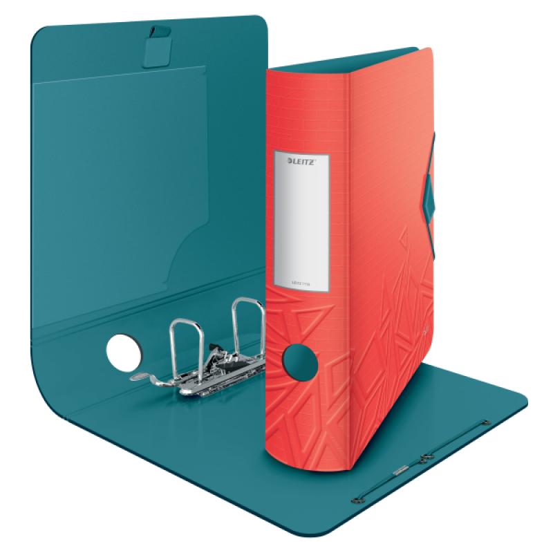 archivador-leitz-active-urban-chic-polyfoam-180º-din-a4-lomo-82-mm-rojo