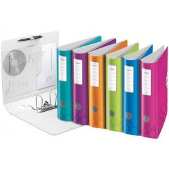 Archivador LEITZ Active WOW. Polyfoam. 180º. DIN A4, lomo 82 mm. fucsia