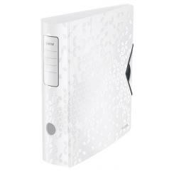 Archivador LEITZ Active WOW. Polyfoam. 180º. DIN A4, lomo 82 mm. blanco